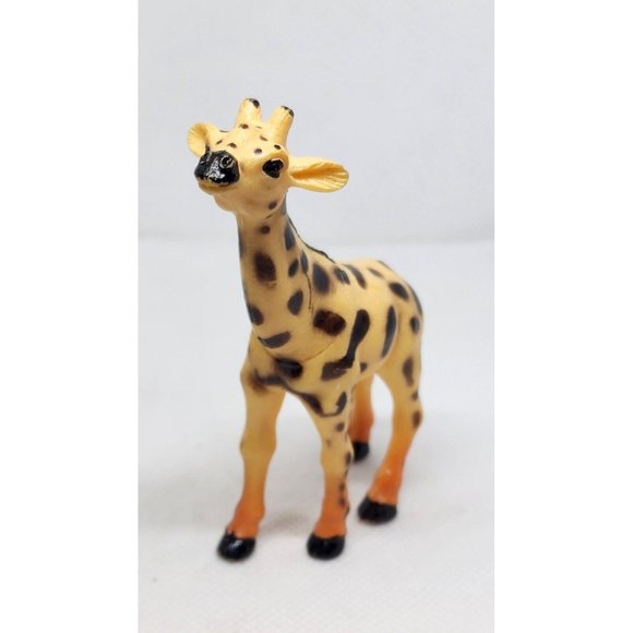 Giraffe Miniature Plastic Toy Home Decor Shelf Sitter Collectible Gift - Picture 12 of 12
